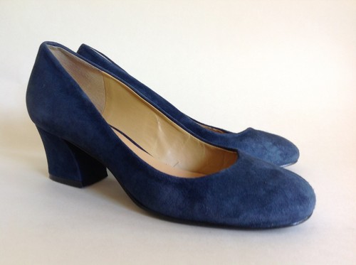 navy blue work heels