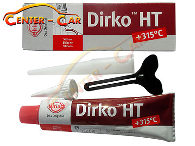 DIRKO HT ROT Silikon Dichtmasse Hochtemperatur bis 315°C  90g ELRING 705.707