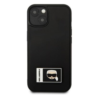 Karl Lagerfeld iPhone 13 mini Hülle Case Cover Ikonik Patch black