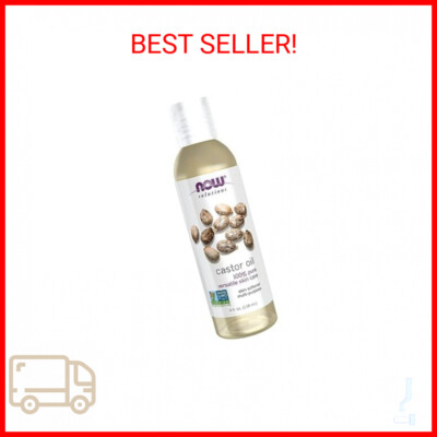 NOW Foods Solutions, Castor Oil, 100% Pure Versatile Skin Care, Multi-Purpose Sk