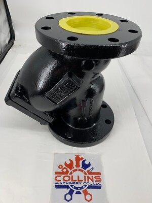 Watts 0825203 77F-DI-125 4'' Cast Iron Wye Strainer Class B Cast Iron 200PSI MAX