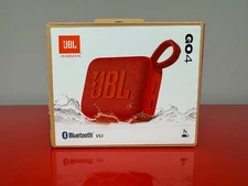 JBL - Go 4 Ultra Portable Bluetooth Speaker V5.3 - Red - New In Box