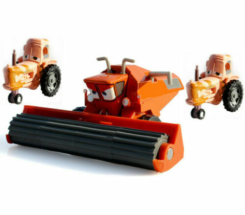 3pc Pixar Cars Frank The Combine Harvester Tractors Diecast Car