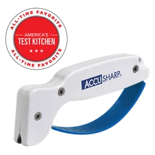 AccuSharp Knife and Tool Sharpener 070C ,Double-Sided,white