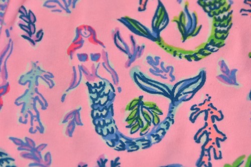 NEW Lilly Pulitzer GIRLS SAMMY PAJAMA SET Pink Blossom Girl Night Out Mermaid 14 - Picture 8 of 9