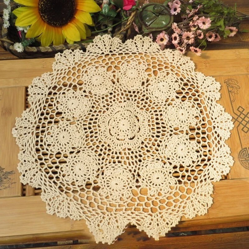 Cotton cheap lace doilies