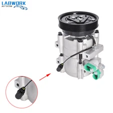 Fit For 2001-2006 Hyundai Santa Fe 2.7L V6 A/C AC Compressor with Clutch 57183