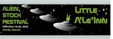 Alien Stock Festival 2019 Bumper Sticker Little A Le Inn Rachel Nv Storm Area 51