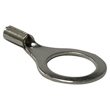 High Temperature 100 Pieces Terminal Connectors 22-18 AWG Gauge 3/8" Ring - USA