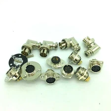 Flange/Rhombus/square 2/3/4/5/6/7/8 Pin GX16 Right Angle Aviation Plug Reversed