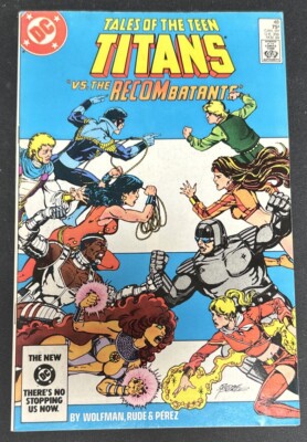 Tales Of Teen Titans #48; Wolfman/Perez; Recombatants; Flash Force 2000 Preview