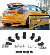 For 13-18 Ford Focus St Anodized Black Jdm Rear Wing Spoiler Riser Extender Kit For 13-18 Ford Focus St Anodized Black Jdm Rear Wing Spoiler Riser Extender Kit