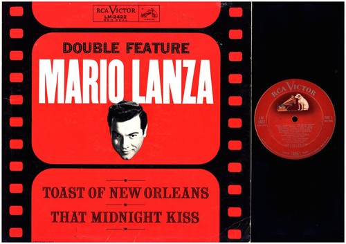 MARIO LANZA Double Feature 1959 RCA VICTOR RED SEAL LM - 2422 VINYL LP RECORD - Imagen 14 de 24