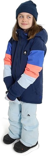 NEW Burton Hart 2L Jacket Rosette Girl's M MEDIUM Snow Sports Ski Snowboard NAVY - Picture 2 of 7