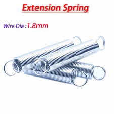Extension Spring Wire Dia: 1.8mm Galvanized Double Loop/Hook Expansion Springs