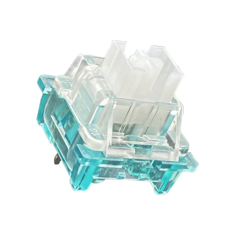 Mechanical Keyboard with Linear Peach Panda Ocean Crystal Lemon Silver Switches