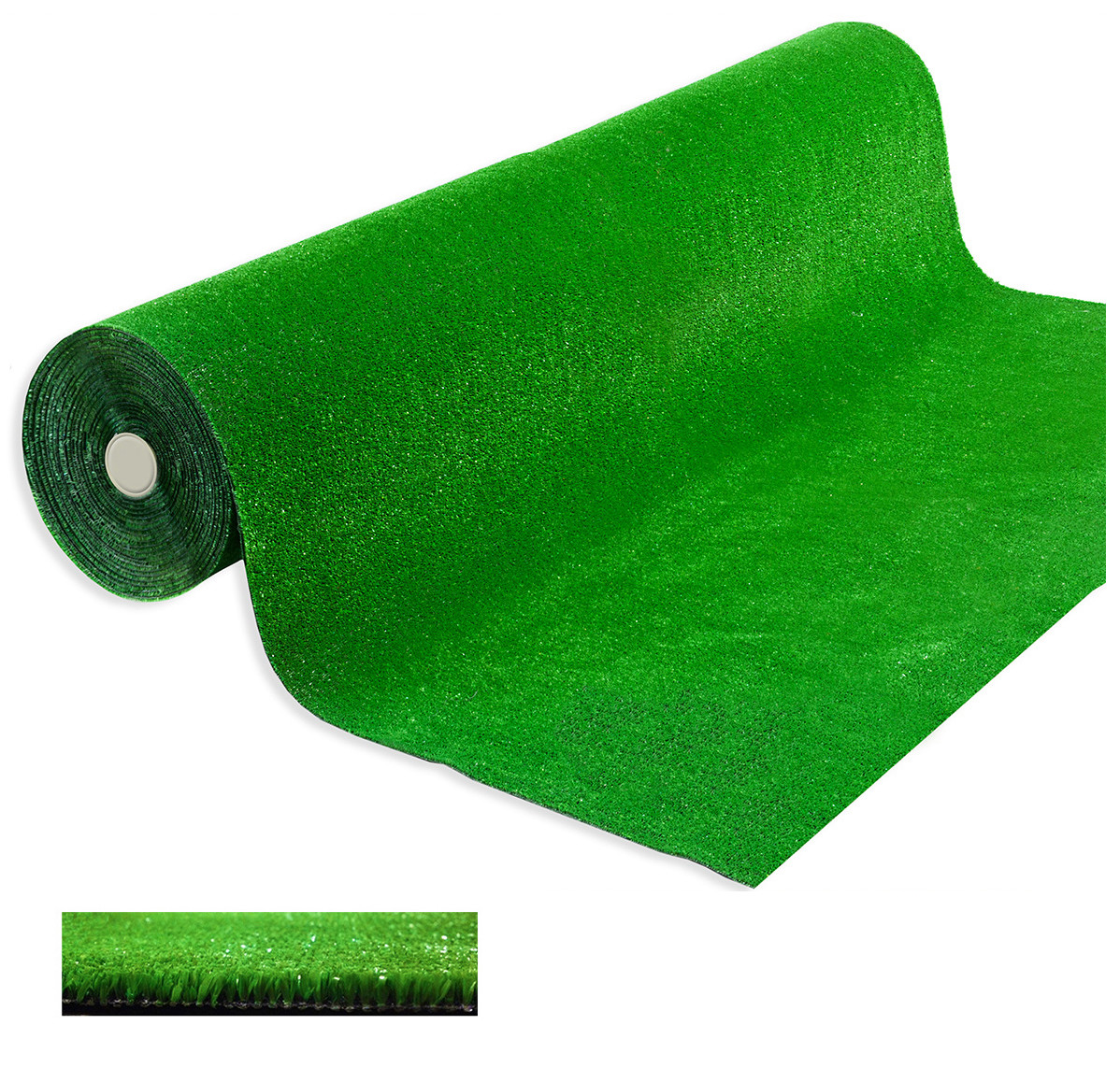 Erba Sintetica Rotolo 1x25 mt Prato Verde 7mm Antiscivolo Giardino Sotto Piscina