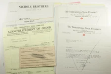1928 Lamson Goodnow Nichols Brothers Threadwell Tool Greenfield Ephemera P1055E