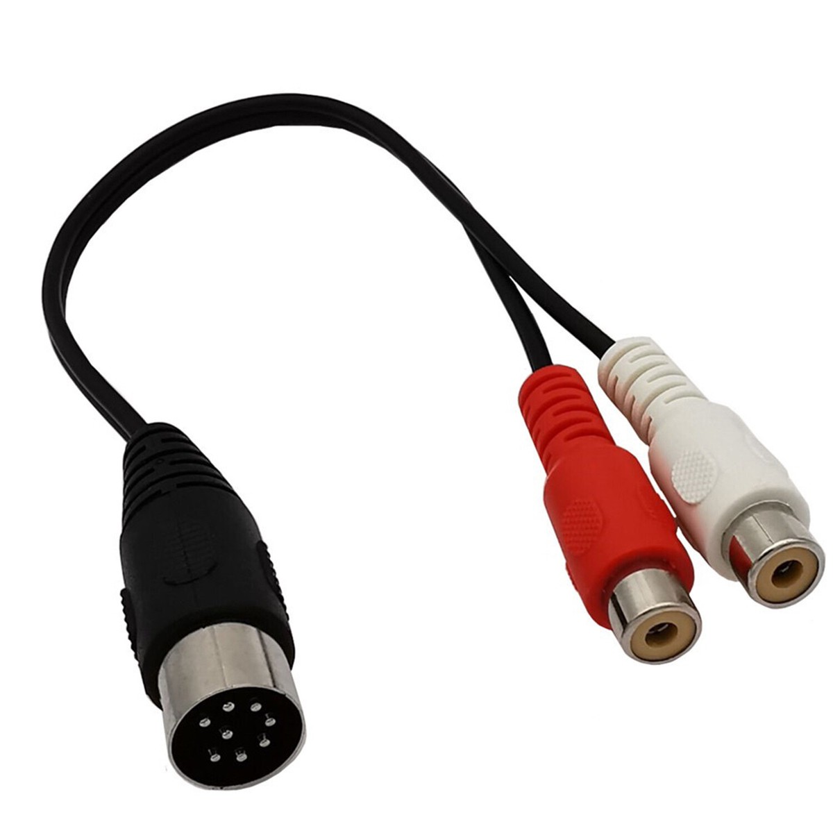 Câble Adaptateur 8 Pin Pour IPhone : Audio + Charge - Noir, 13cm, Générique Neuf