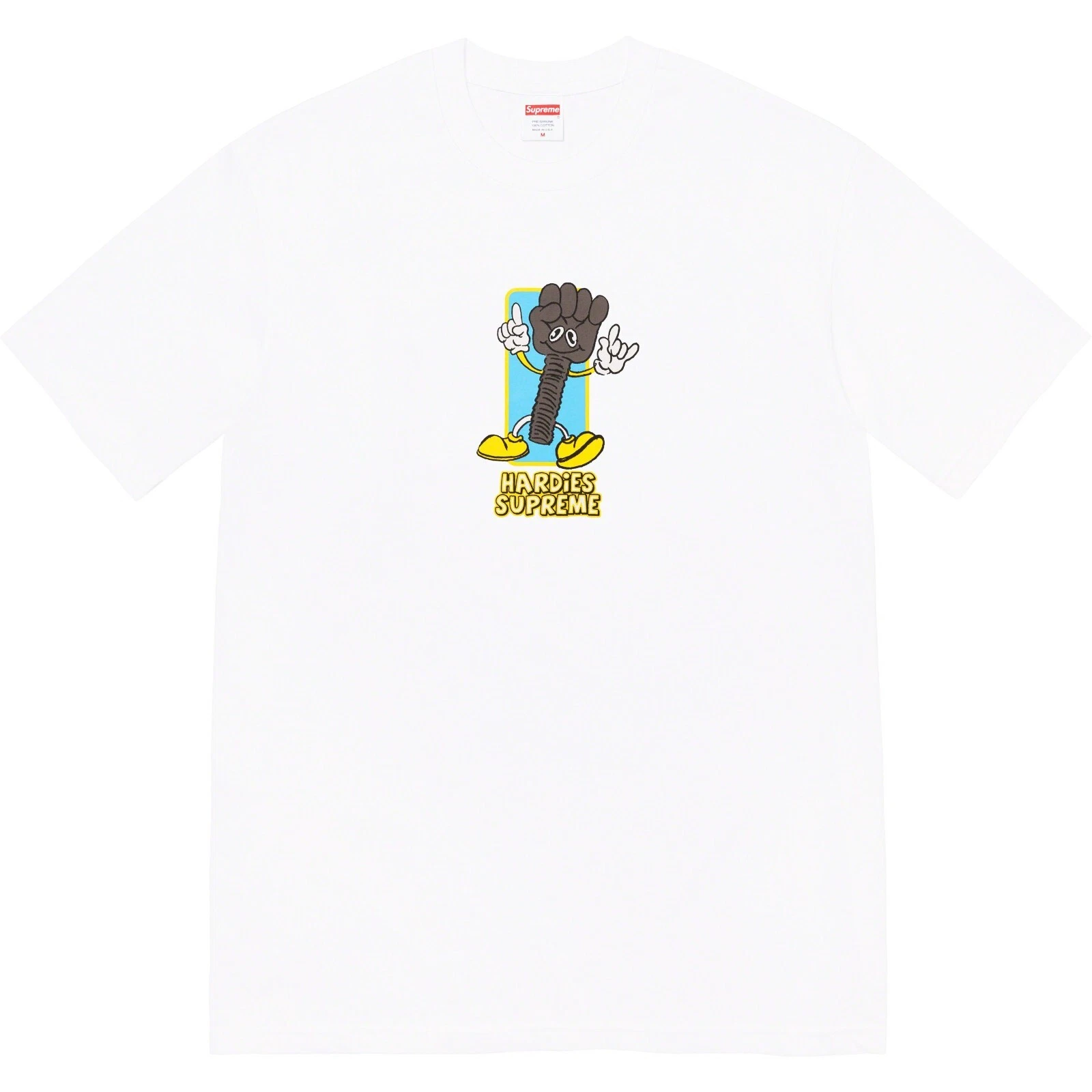 Tee shirt blanc Supreme Bolt (taille 2XL)
