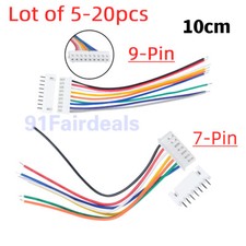 Lot JST XH 2.54mm 7Pin 9Pin Singleheaded Wire Cable Connector Male Female PCB