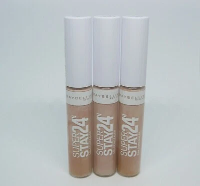 MAYBELLINE NEW YORK 3 x Corrector Maybelline SuperStay 24H 2 LUZ / BEIGE CLAIR
