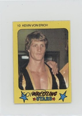 1986 Monty Gum Super Wrestling Stars Kevin Von Erich #10