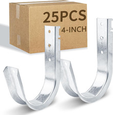 25 Pcs Heavy Duty Galvanized Steel Wall Mount J-Hooks for Cable Management