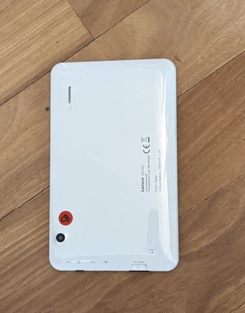 Lenco Kidztab 520 Weiß Spender Display, Touchscreen, Accu, Deckel, Kamera Etc Ok - Bild 2 von 2