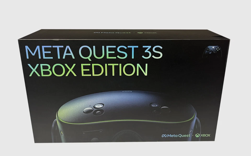 NEW Meta Quest 3s XBOX Limited Edition VR Headset + Wireless Xbox Controller