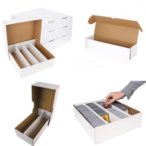 1/2/4 Row Trading Card Storage Box Case Large Capacity Holder For PTCG TCG Cards