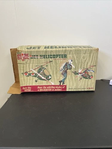 Vintage GI Joe IRWIN  Army Helicopter Box  Only 1967 Wh2-1