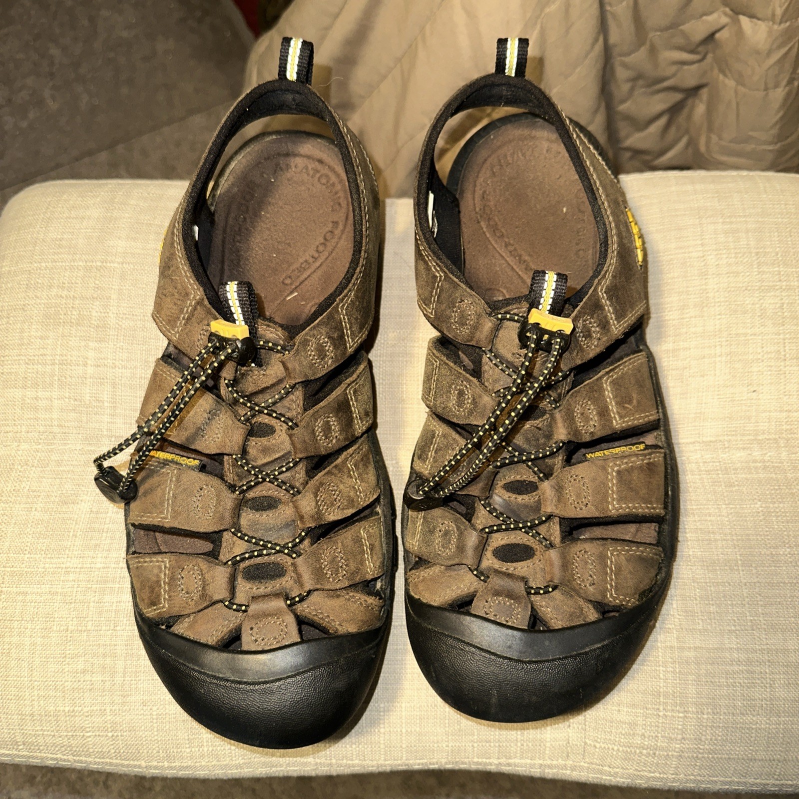 Sandali Keen Newport uomo taglia 9 marroni impermeabili escursionismo sport acquatici casual