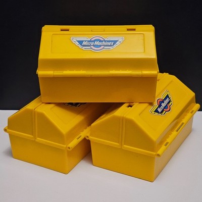Micro Machines Tune Up Tool Box Speed Shop Pit Kit gelb ohne Teile ohne Griff