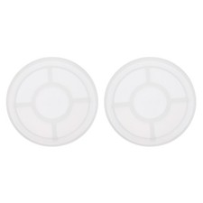 2 Pcs Round Medium Coaster Silicone Resin Mould, Tray Moulds for Resin Casting