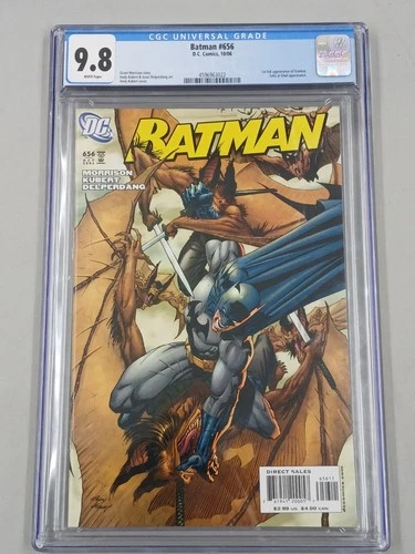 Batman #656 White Pages Comic Book CGC Graded 9.8 (Near Mint/Mint)