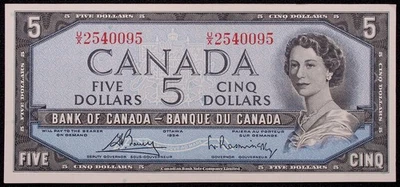 Canada 5 Dollars 1954 - P-77 (N2904-P7P) - BA-M - Image 1 of 2