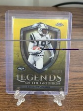 2025 Topps Chrome Keyshawn Johnson Legends Gridiron Yellow Refractor /275 LOG-23