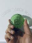 Rolex Triplock Italian Green Glass' Paperweight Green" Crystal Moon Cake Salvia. — photo 3