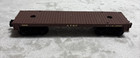 Vintage Lionel 9306 ATSF Flatcar O Gauge Santa Fe Brown Flat Bed Freight Car