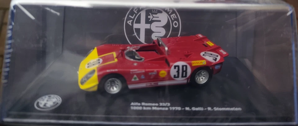 ALFA ROMEO 33/3 - 1000 KM MONZA - 1970  ALFA ROMEO SPORT COLLECTION  1:43 N#22 - Immagine 3 di 4