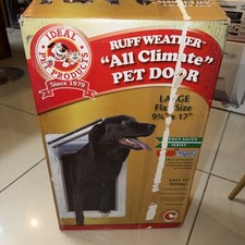 Ideal Pet Products 9.75 in. x 17 in. Large Ruff Weather Pet Door w/Dual Flaps