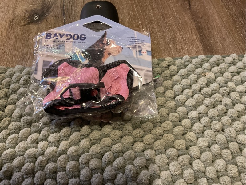 Pet Harness Baydog XXSmall Pink Bay Dog Harness New For Pets 1-4 Lbs