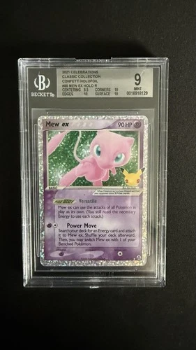 Mew EX 88/92 Celebrations Classic Collection Holo - BGS 9