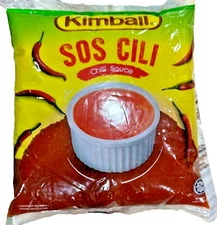 Kimball Red Chilli Sauce Codiments Ketchup Dipping Serving Pouch 1kg - 2 Packs
