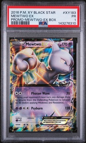 Mewtwo-EX graded PSA 1 for sale on eBay