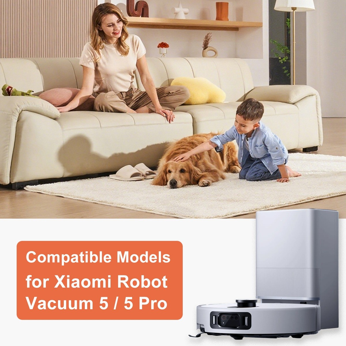 Kit di ricambio per Xiaomi Robot Vacuum 5 Pro, spazzola