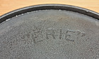 Antique Pre Griswold ERIE 2nd Series No 7 Cast Iron Griddle 1886-1905 Sits Flat — photo 6
