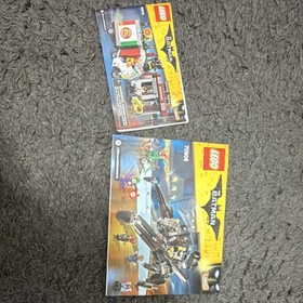 BOX AND MANUALS ONLY-LEGO The Scuttler 70908 & Scarecrow Special Delivery 70910 