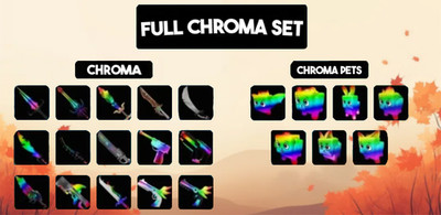 Chroma Set MM2 Mega Bundle / Cheap and Quick Delivery (Murder Mystery 2)
